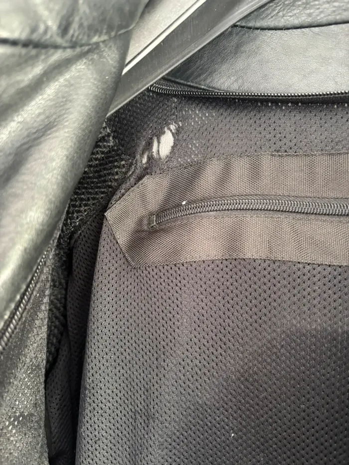 Veste en cuir de moto taille L Helstons - photo numéro 14