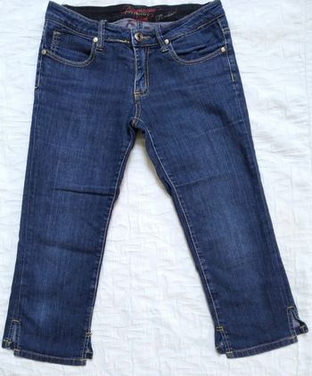 Redial Pantacourt Jean bleu brut or taille M