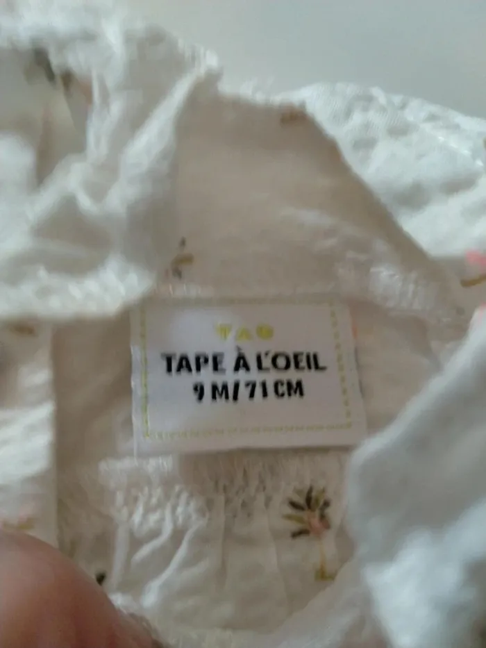 Jolie robe Tape à l’œil Taille 9 mois - photo numéro 3