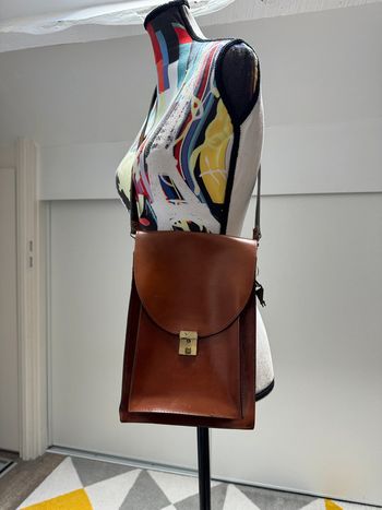 Sacoche en cuir vintage