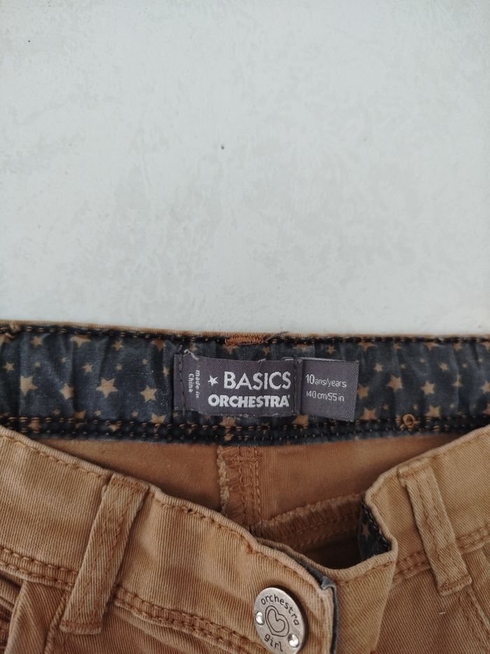 Pantalon marron glacé taille 10 ans, orchestra - photo numéro 2