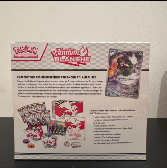 Coffret dresseur d’élite flamme blanche ev10.5 - photo numéro 2