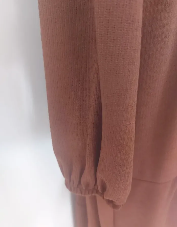Robe femme T.U brune crêpe - photo numéro 3