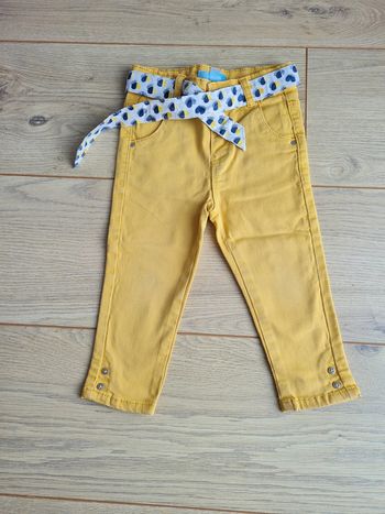 Pantalon jaune Obaibi 18 mois