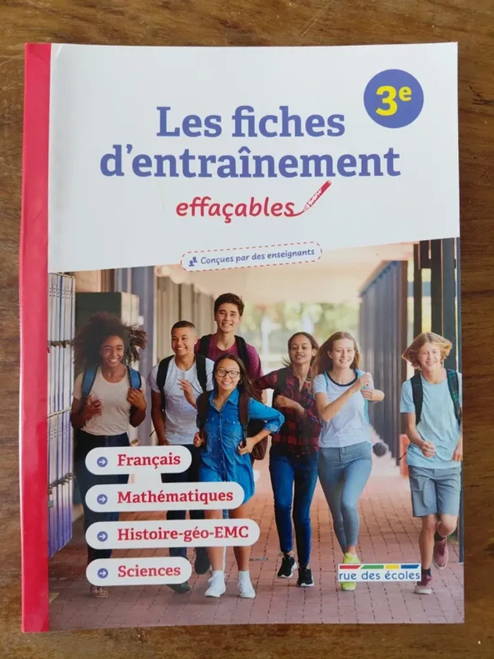 Les fiches d'entraînement effaçable 3eme