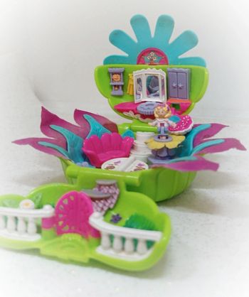 Polly pocket bluebird fleur totally flower boutique boutik dressmaker vintage doll poupée micro mini