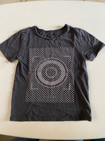 Tee shirt gris fonce 6ans ikks