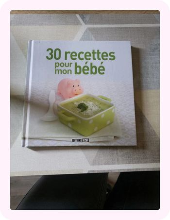 Livre cuisine bebe