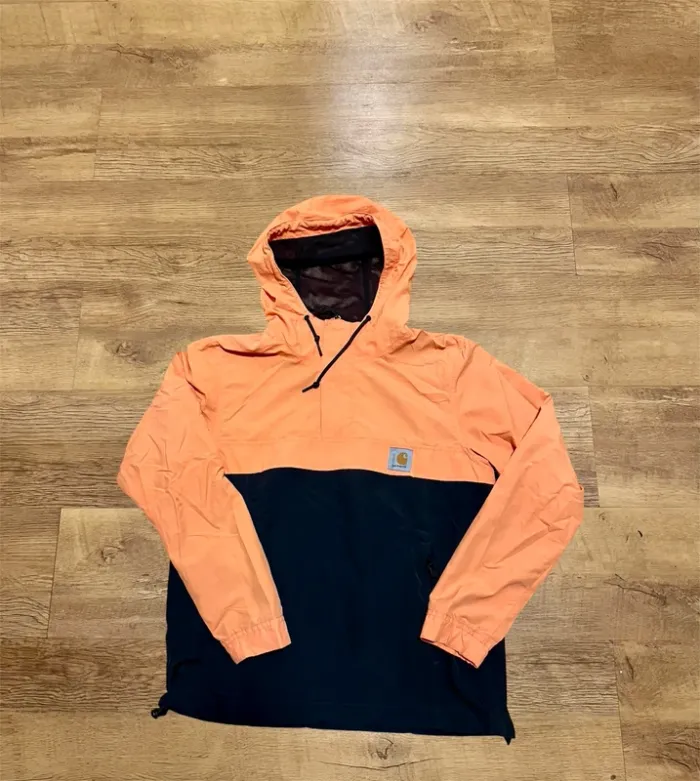 Veste coupe-vent carhartt orange et noir taille S