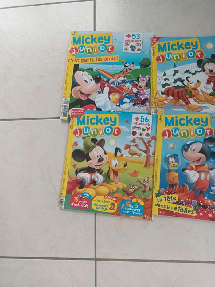 Lot de 4 magazines Mickey junior 3-6 ans - photo numéro 2