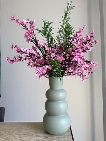 Bouquet de Fleurs artificielles couleur rose 6 branches