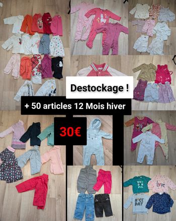 Gros Lot Hivers 12 Mois filles !