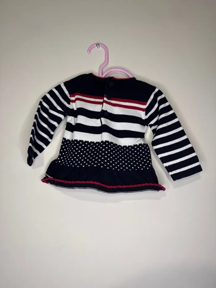 👚🌻 pull bébé fille - terre de marins - 6 mois - très bon état - photo numéro 5