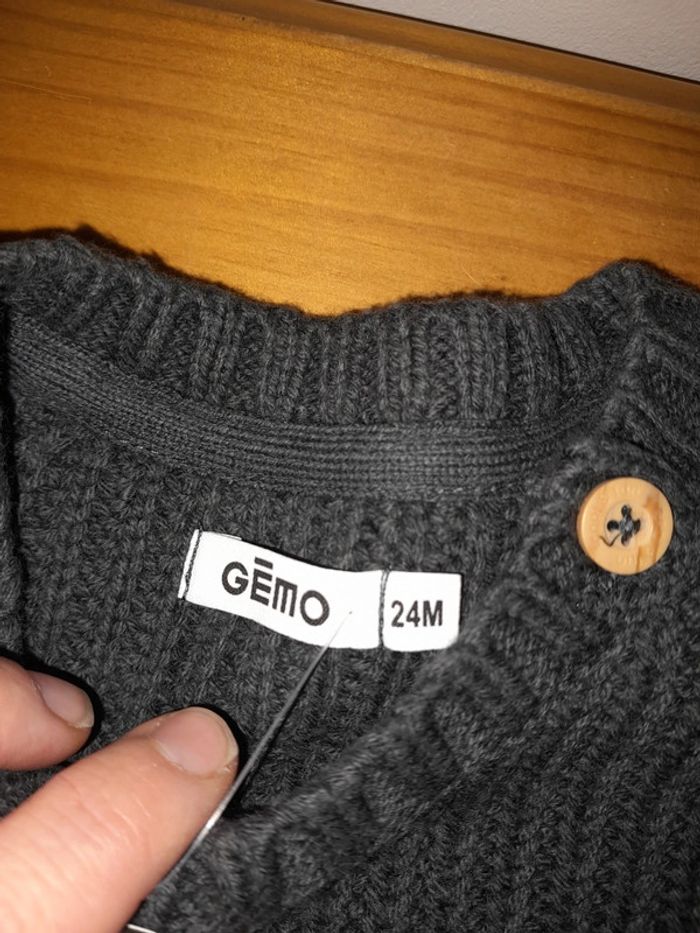 pull neuf grosse maille 24mois Gémo - photo numéro 3