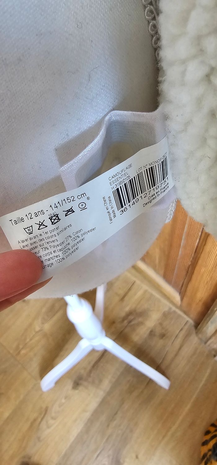 Manteau Monoprox 12 ans kaki - photo numéro 5