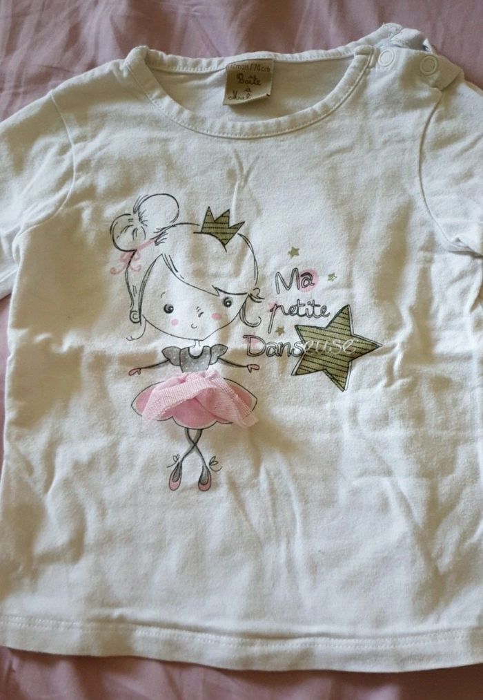 Tee-shirt manches longues 12 mois