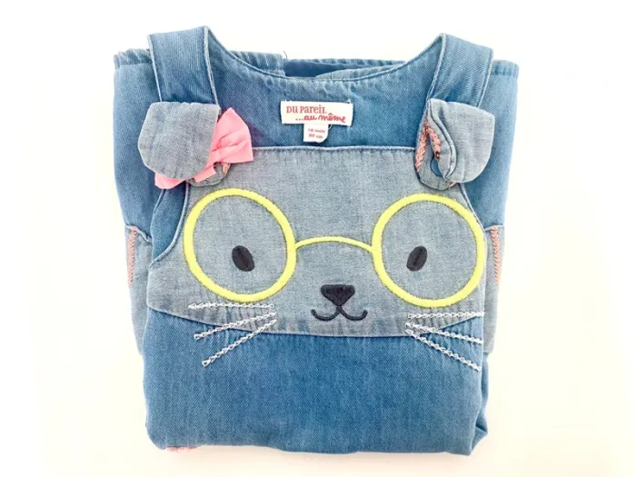 Robe jean souris DPAM taille 18 mois NEUVE - photo numéro 2