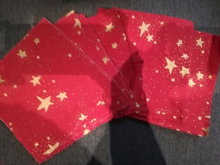 Lot de 125 morceaux de tissu de Noël - photo numéro 2