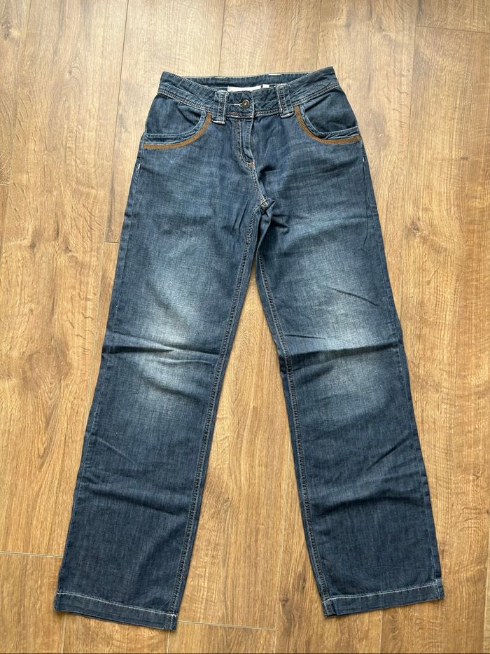 Pantalon jean taille basse droit