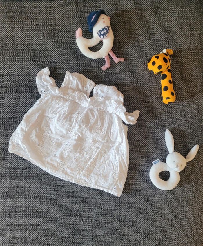 Blouse ajourée fille Vertbaudet 2 ans - photo numéro 4