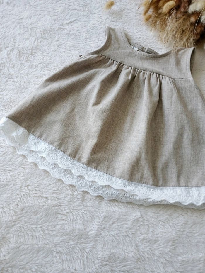 Robe beige bébé fille - photo numéro 2