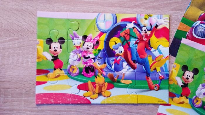 Lot de 2 puzzle mickey 2 x 12 pièces - photo numéro 4