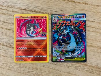 Lot de Dracaufeu Mega Dracaufeu X 023 promo et Dracaufeu radieux 11/78