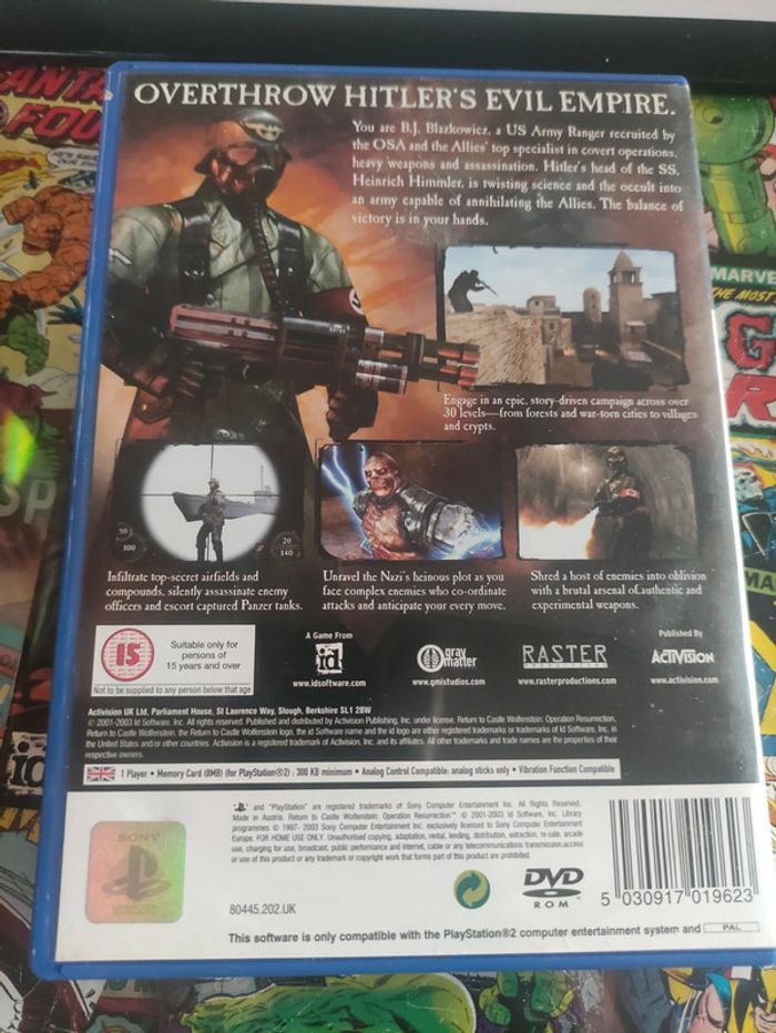 Wolfenstein return to castle opération résurrection PS2 - photo numéro 2