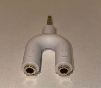 adaptateur JACK MALE-DOUBLE JACK FEMELLE