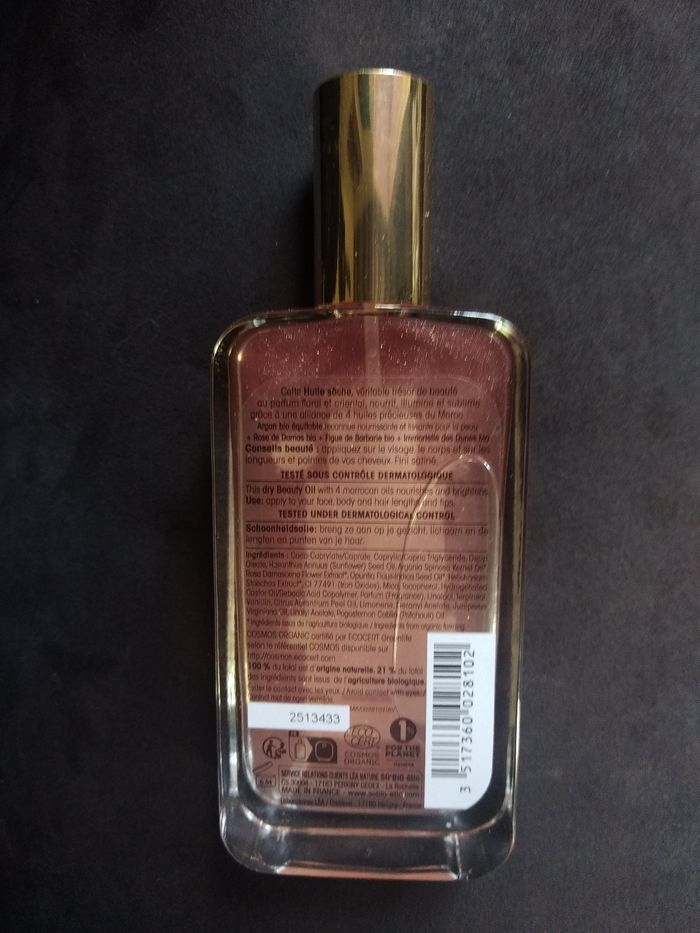 Huile sèche Rose de beauté Précieux Argan So'Bio étic - photo numéro 2