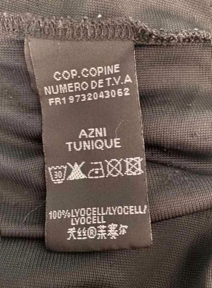 Tunique noire marque COP. Copine M 38 Azni - photo numéro 4