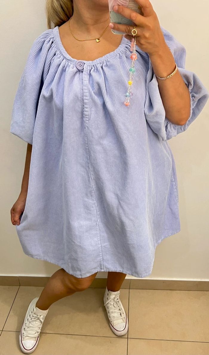 Robe Ample En Velours Taille Unique - photo numéro 2