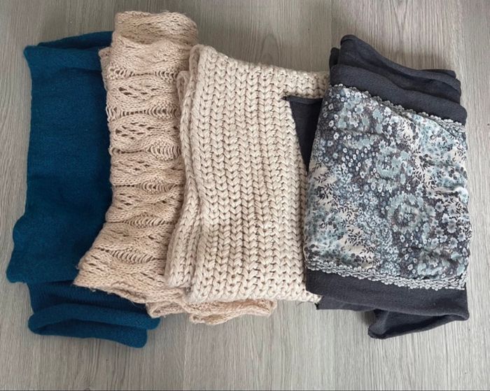 Lot de 4 écharpes Camaïeu, Primark, h&M - photo numéro 2