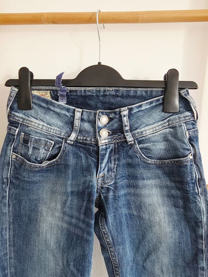 Jeans slim wide belt Le Temps des Cerises - photo numéro 2