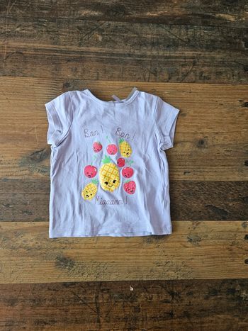 T-shirt bébé fille 3mois