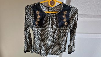 Blouse imprimé géométrique Ikks 4ans