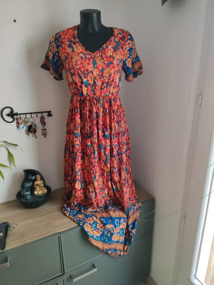 Robe longue taille s