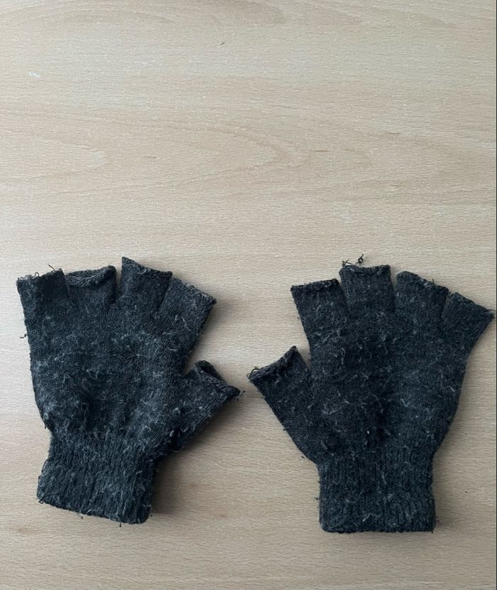 Lot de 3 mitaines - Taille Unique Enfant 13ans - Noir, Gris - photo numéro 5