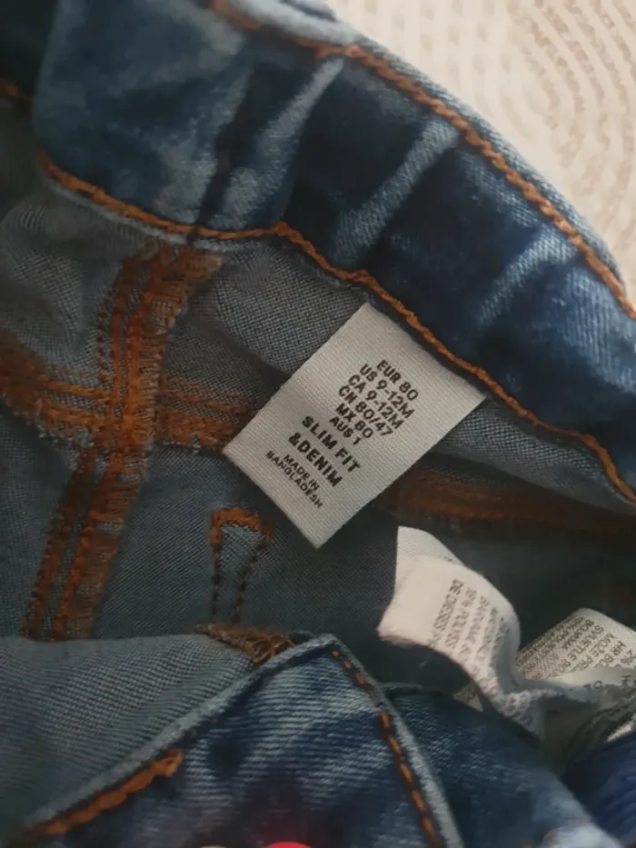 👖 2 jeans 12 mois - photo numéro 5
