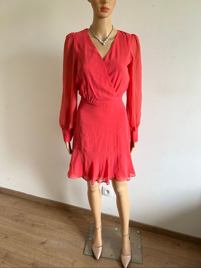 Robe rose corail neuve Naf Naf taille 36 (valeur 70€) - photo numéro 3