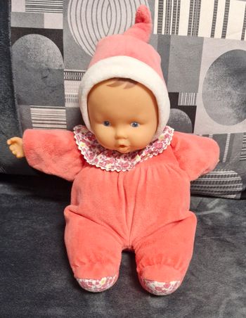 Poupon chiffon rose fleurie corolle 2017