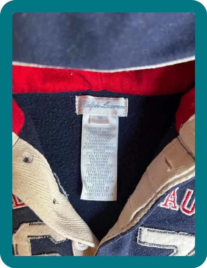 Combinaison jersey épaisse 3 mois Ralph Lauren - photo numéro 4