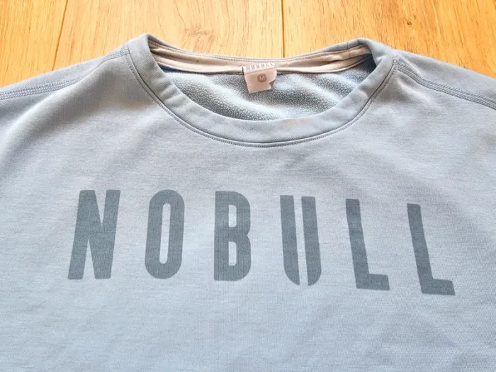 Pull Nobull bleu ciel M femme - photo numéro 3