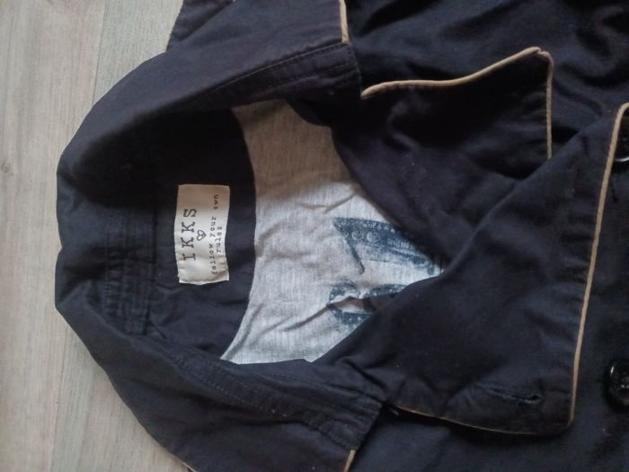 Veste automne strech 12ans ikks fille noir aveccpoches - photo numéro 3
