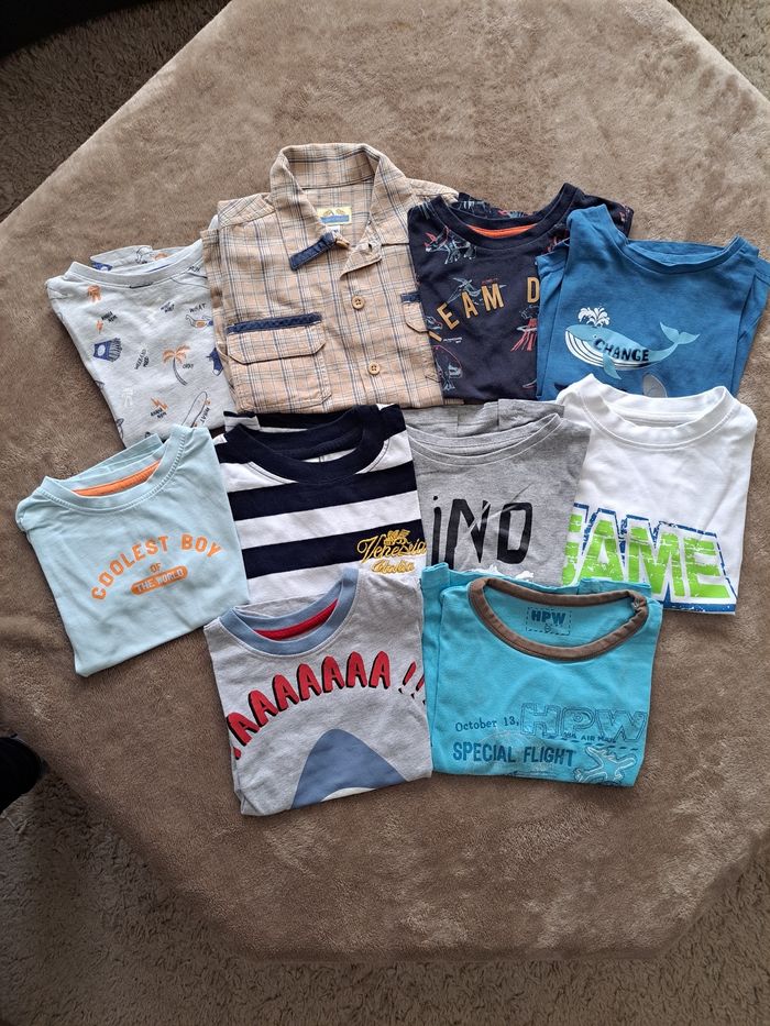 #lot de tshirt garçons