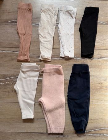 Lot de 7 leggings ( 9 mois ) 