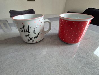Lot de 2 tasses