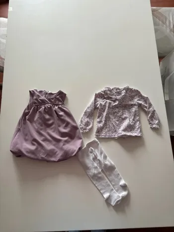 Robe fille 3 pièces