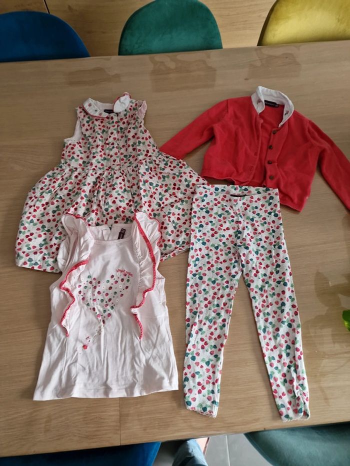 Lot 4 pièces sergent major 3 ans 98cm