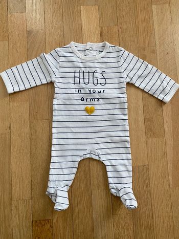Pyjama coton kiabi bébé 1 mois
